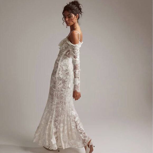 New ASOS wedding dress FREE EARRINGS - Picture 3 of 16